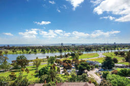 View of Albert Park Lake 