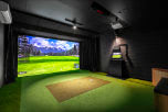 574 St Kilda Road's Golf Simulator Room